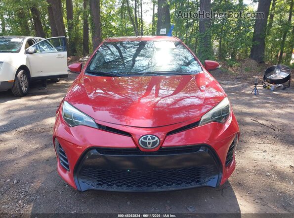 2T1BURHE6HC762350 2017 TOYOTA COROLLA Красный Вид щитка приборов