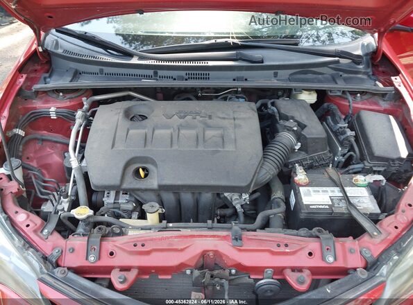 2T1BURHE6HC762350 2017 TOYOTA COROLLA Красный Вид сзади
