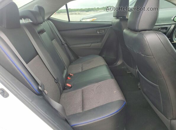 2T1BURHE6HC783151 2017 TOYOTA COROLLA White Вид задніх сидінь