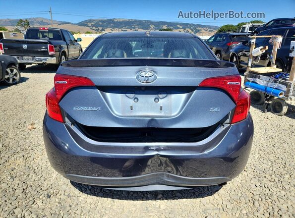 2T1BURHE6HC807271 2017 TOYOTA COROLLA Blue Հետևի տեսք