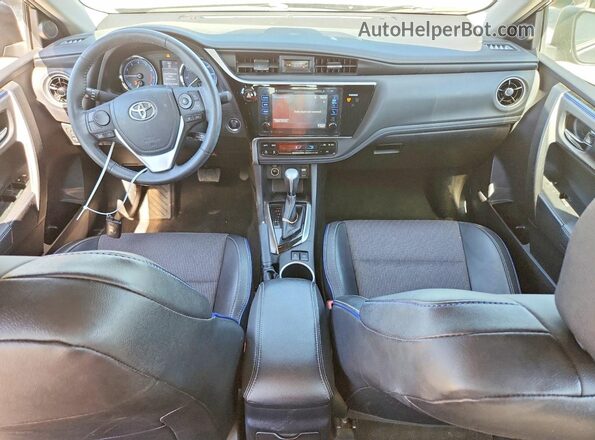 2T1BURHE6HC807271 2017 TOYOTA COROLLA Blue Առջևի վահանակի տեսք