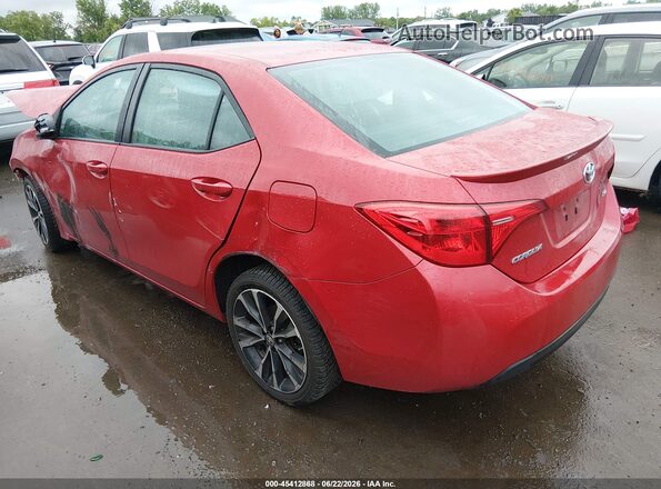 2T1BURHE6HC821641 2017 TOYOTA COROLLA Red უკანა მარცხენა