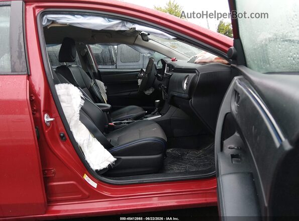 2T1BURHE6HC821641 2017 TOYOTA COROLLA Red წინა სალონის ხედი