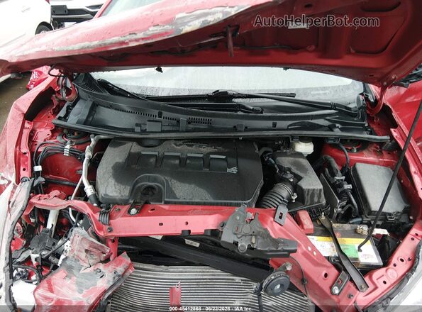 2T1BURHE6HC821641 2017 TOYOTA COROLLA Red უკანა ხედი