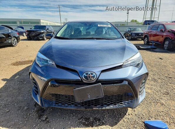 2T1BURHE6HC850332 2017 TOYOTA COROLLA Синий Вид спереди