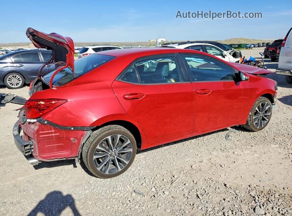 2T1BURHE6HC874811 2017 TOYOTA COROLLA Red Задня права чверть