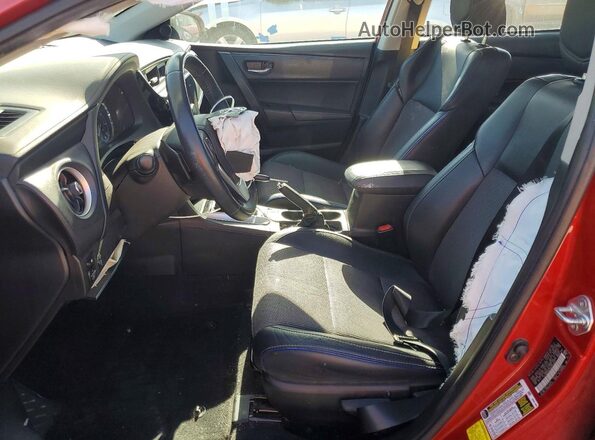 2T1BURHE6HC874811 2017 TOYOTA COROLLA Red Вид салону спереду