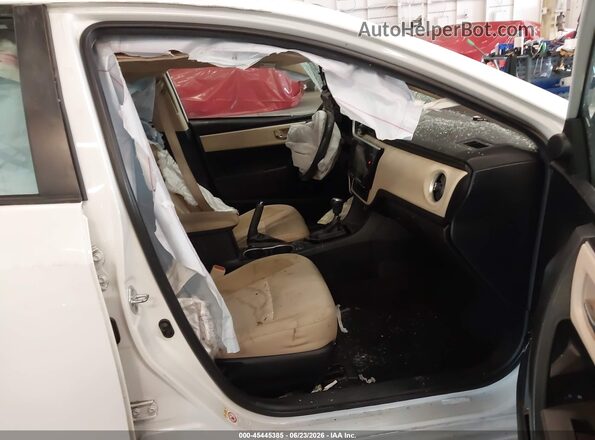 2T1BURHE6HC888207 2017 TOYOTA COROLLA White წინა სალონის ხედი