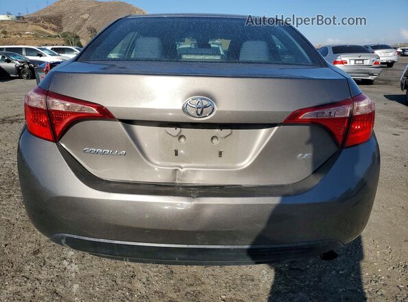 2T1BURHE6HC889695 2017 TOYOTA COROLLA Gray Հետևի տեսք