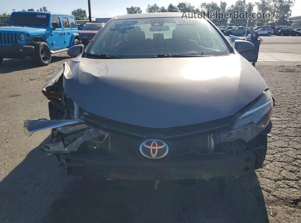 2T1BURHE6HC889695 2017 TOYOTA COROLLA Gray Դիմացի տեսք