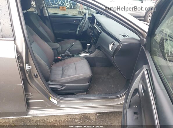 2T1BURHE6HC891317 2017 TOYOTA COROLLA Gray წინა სალონის ხედი