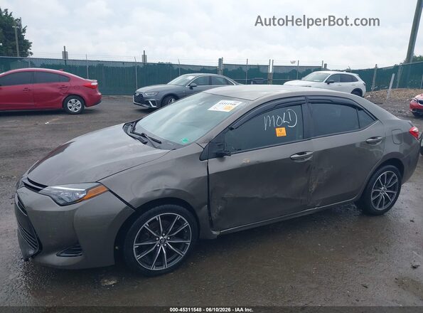 2T1BURHE6HC891317 2017 TOYOTA COROLLA Gray წინა ხედი