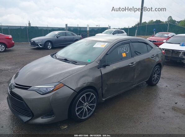 2T1BURHE6HC891317 2017 TOYOTA COROLLA Gray წინა მარცხენა ხედი სამი მეოთხედიდან