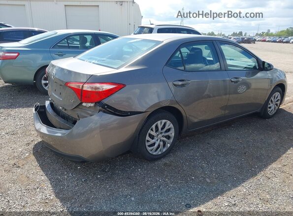 2T1BURHE6HC920072 2017 TOYOTA COROLLA Gray Задня права чверть