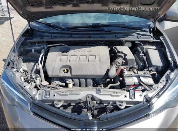 2T1BURHE6HC920072 2017 TOYOTA COROLLA Gray Вид ззаду