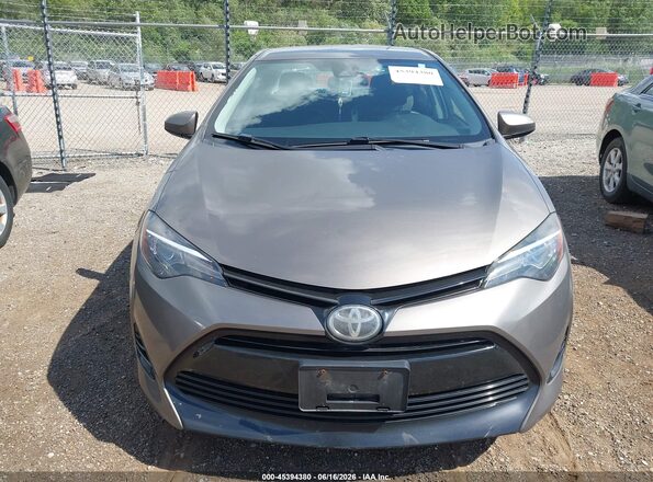 2T1BURHE6HC920072 2017 TOYOTA COROLLA Gray Вид щитка приладів