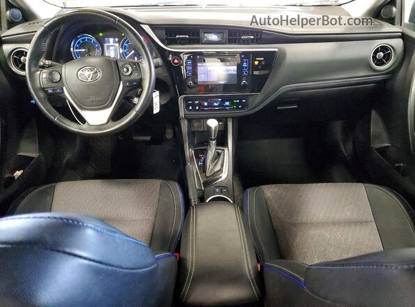 2T1BURHE6HC941388 2017 TOYOTA COROLLA Charcoal წინა პანელის ხედი