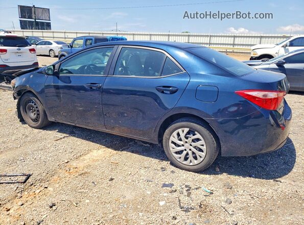 2T1BURHE6HC960975 2017 TOYOTA COROLLA Blue Rear left