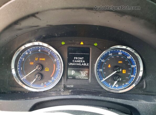 2T1BURHE6HC960975 2017 TOYOTA COROLLA Blue Instrument cluster view
