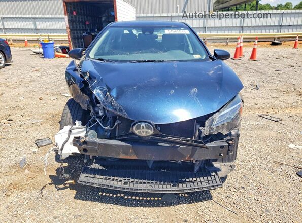 2T1BURHE6HC960975 2017 TOYOTA COROLLA Blue Front view
