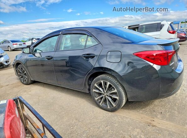 2T1BURHE6JC000805 2018 TOYOTA COROLLA Black Rear left