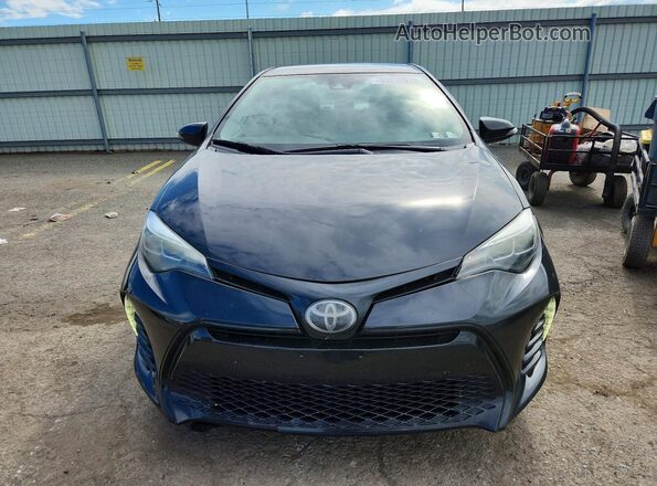 2T1BURHE6JC000805 2018 TOYOTA COROLLA Black Front view