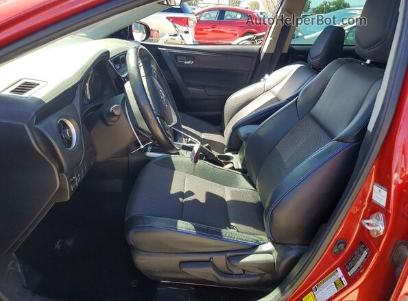 2T1BURHE6JC017619 2018 TOYOTA COROLLA Red 