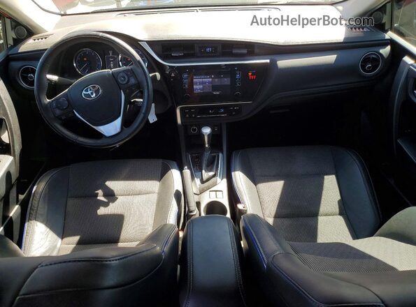 2T1BURHE6JC017619 2018 TOYOTA COROLLA Red 