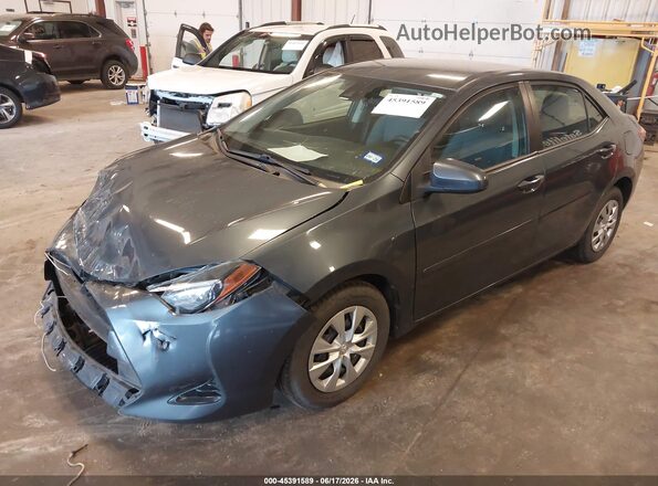 2T1BURHE6JC060342 2018 TOYOTA COROLLA Gray Przód lewy