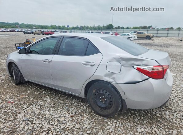2T1BURHE6JC060986 2018 TOYOTA COROLLA Silver Rear left