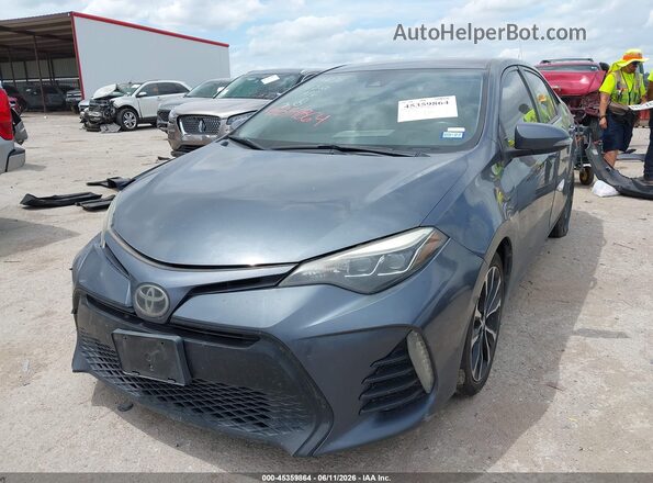 2T1BURHE6JC062947 2018 TOYOTA COROLLA Dark Blue Передняя левая четверть