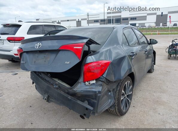2T1BURHE6JC062947 2018 TOYOTA COROLLA Dark Blue Задняя правая четверть