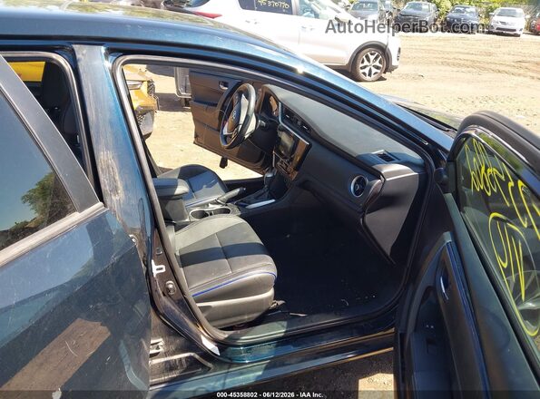 2T1BURHE6JC076718 2018 TOYOTA COROLLA Black წინა სალონის ხედი
