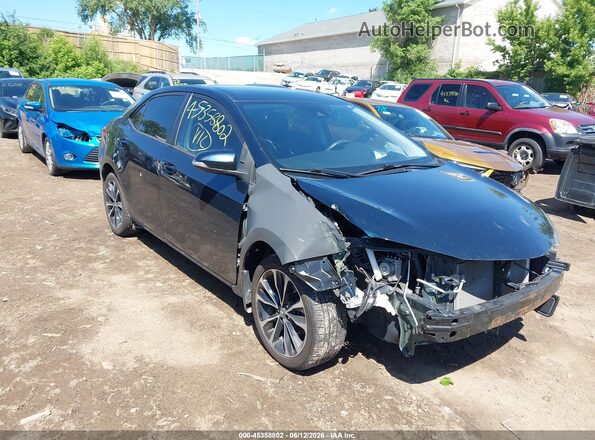 2T1BURHE6JC076718 2018 TOYOTA COROLLA Black წინა ხედი