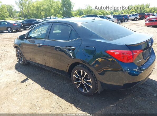 2T1BURHE6JC076718 2018 TOYOTA COROLLA Black უკანა მარცხენა