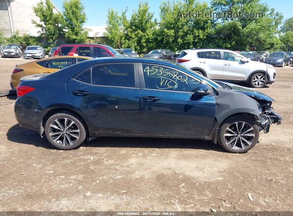 2T1BURHE6JC076718 2018 TOYOTA COROLLA Black უკანა სალონის ხედი