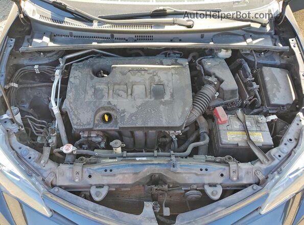 2T1BURHE6JC083023 2018 TOYOTA COROLLA Charcoal Вид задньої частини салону