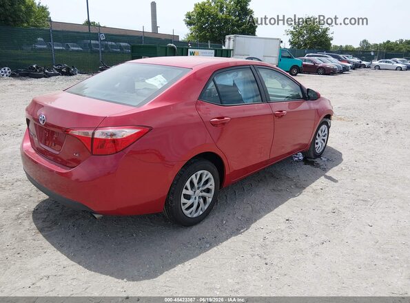 2T1BURHE6JC095804 2018 TOYOTA COROLLA Red Trasero derecho