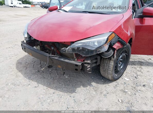 2T1BURHE6JC095804 2018 TOYOTA COROLLA Red Vista frontal
