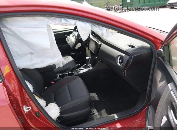 2T1BURHE6JC095804 2018 TOYOTA COROLLA Red Vista interior delantera