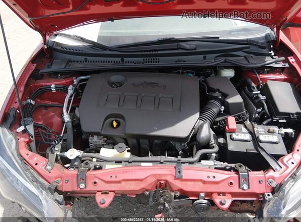 2T1BURHE6JC095804 2018 TOYOTA COROLLA Red Vista trasera