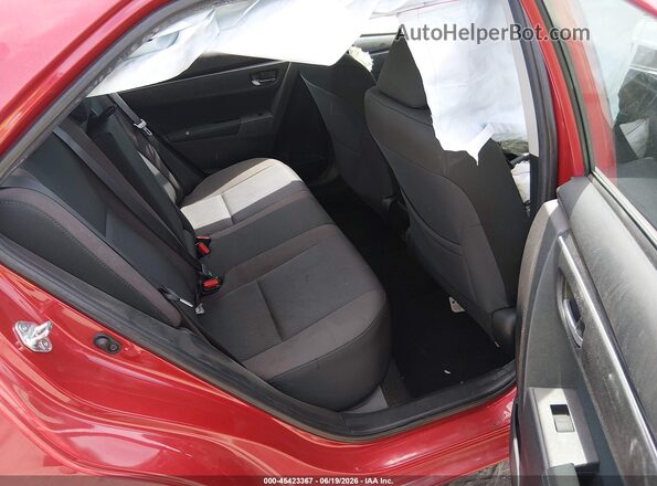2T1BURHE6JC095804 2018 TOYOTA COROLLA Red Vista de la etiqueta del VIN