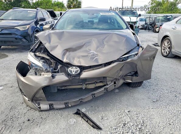 2T1BURHE6JC111855 2018 TOYOTA COROLLA Brown Widok z przodu