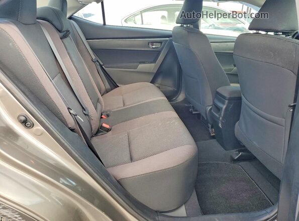 2T1BURHE6JC111855 2018 TOYOTA COROLLA Brown Widok tylnych siedzeń