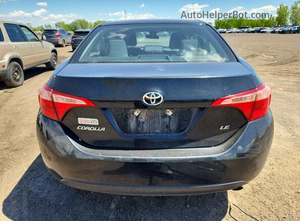 2T1BURHE6JC116540 2018 TOYOTA COROLLA Black Հետևի տեսք