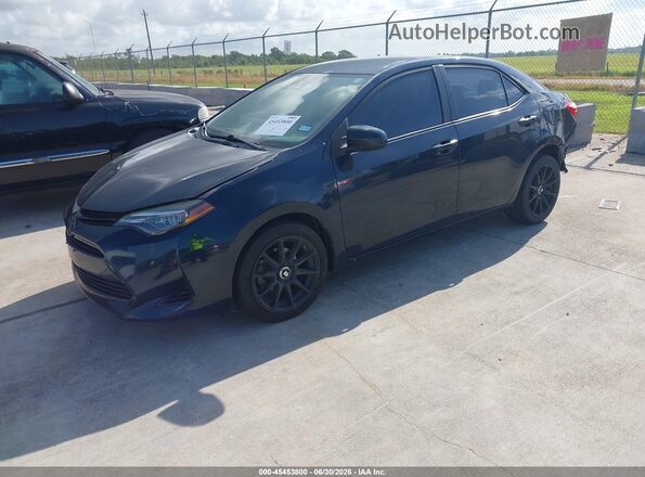 2T1BURHE6KC126955 2019 TOYOTA COROLLA Black წინა მარცხენა ხედი სამი მეოთხედიდან