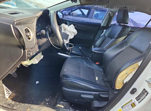 2T1BURHE6KC130813 2019 TOYOTA COROLLA Белый Вид салона спереди