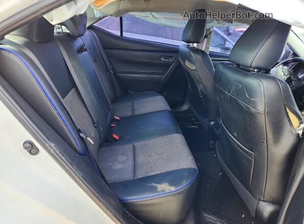 2T1BURHE6KC130813 2019 TOYOTA COROLLA Белый Вид задних сидений