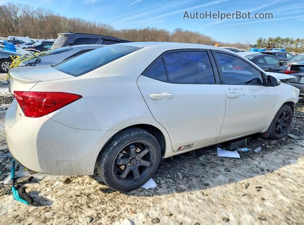 2T1BURHE6KC130813 2019 TOYOTA COROLLA Белый Задняя правая четверть