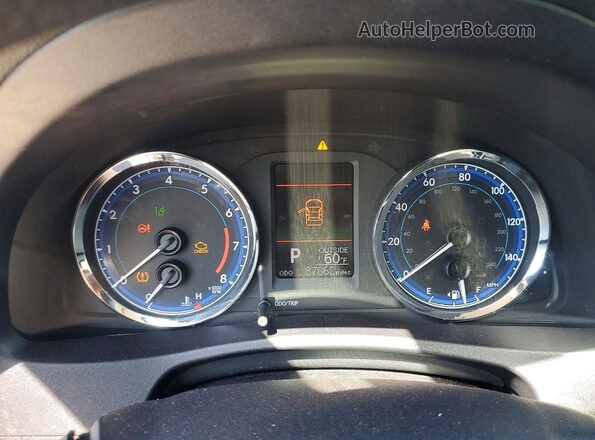 2T1BURHE6KC151211 2019 TOYOTA COROLLA Gray Widok zestawu wskaźników